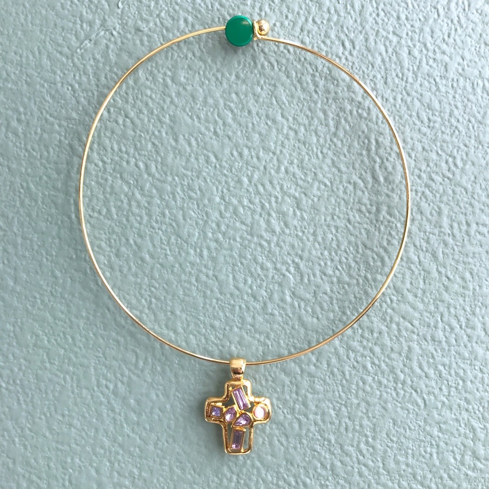 COPY - Gold cross choker